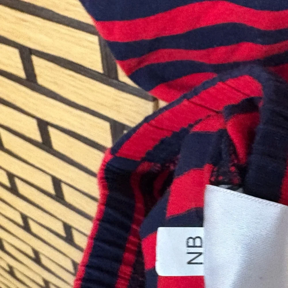 Pepper & Oliver Red And Blue Stripe Sleeper‎ Size Newborn